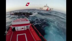 Migrant sea rescues News Clip