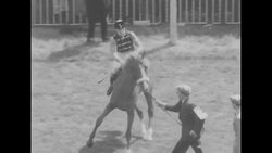 Shortly after her coronation, British Queen Elizabeth II attends Derby horse race at Epsom Downs Racecourse, in Epsom, England News Clip