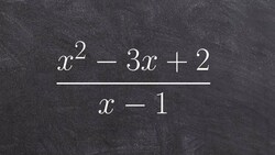 Breaking down long division step by step of polynomials Instructional Video