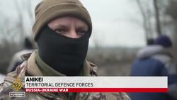 Ukrainian volunteers return home to fight Russian Army in Dnipro News Clip