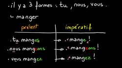 Imperative present in French - French conjugation 9 Instructional Video
