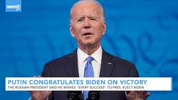Russian President Putin Congratulates Biden On Election Victory News Clip