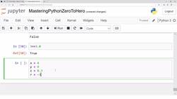 Data Science and Machine Learning (Theory and Projects) A to Z - Variable and Operator: Combining Comparisons in Python Instructional Video