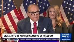 Trump says he's awarding former New York Mayor Rudy Giuliani the Presidential Medal of Freedom News Clip