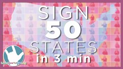 Learn How to Sign 50 States in 3 minutes | American Sign Language Instructional Video