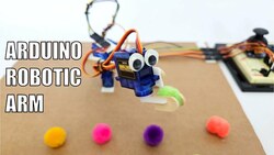 Popsicle Stick Robotic Arm with Arduino Instructional Video