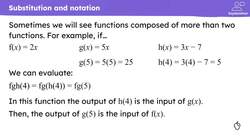 Writing composite functions Instructional Video