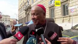 Cardinals arrive in Rome for informal meeting ahead of conclave on 7 May News Clip