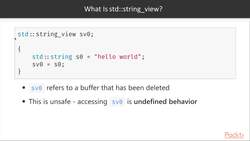 Type-Safe Interfaces with Modern C++ - std::string_view – Introduction Instructional Video