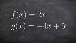 Dividing two functions and finding the constraint Instructional Video