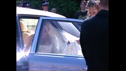 Davinia Taylor and Dave Gardner wedding News Clip