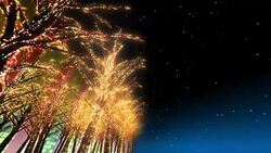 Neon Tree illumination Stock Footage