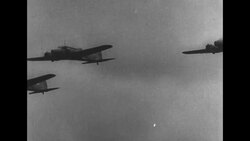 Canadian government film "Wings of Youth" shows pilots of Commonwealth Air Forces flying warplanes at start of WWII News Clip