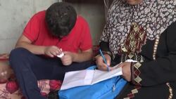 CLEAN : Blinded by wartime blast, Gaza boy dreams of school News Clip