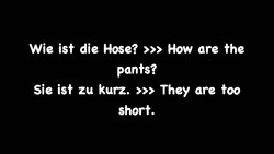 Deutscher Kleidung-Wortschatz (German Clothing Vocabulary) - Deutsch lernen Instructional Video