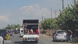 Thousands of people in south Lebanon flee intense Israeli bombardment News Clip