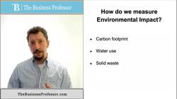 Marketing - Measuring Environmental Impact Instructional Video