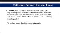 Complete Linux Training Course to Get Your Dream IT Job - Difference Between Find and Locate Commands Instructional Video