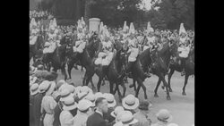 Edward VIII reviews the Life Guards at Windsor Great Park, Berkshire, Great Britain News Clip