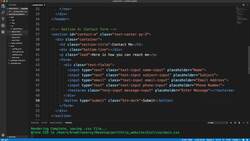 Modern HTML and CSS from the Beginning (Including Sass) - Contact Page - Portfolio Website With Sass Instructional Video