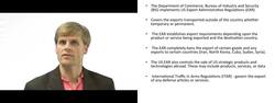 What laws apply to the export of goods from the US? Instructional Video