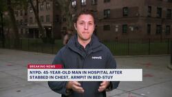 NYPD: Man hospitalized following stabbing inside Bed-Stuy NYCHA complex News Clip