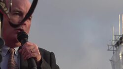 Mick Lynch addresses University and College Union members at London rally News Clip