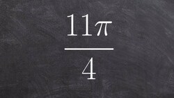 Sketch the Graph in Standard Position when Over 2PI Instructional Video