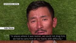 Mount Everest climber saved in 'very rare' high rescue News Clip