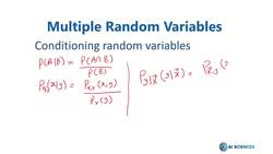 Data Science and Machine Learning (Theory and Projects) A to Z - Multiple Random Variables: Conditioning Independence Instructional Video