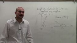 What are complementary and supplementary angles Instructional Video