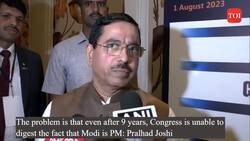 Manipur: Govt wants to reply but Opposition not allowing, says Pralhad Joshi News Clip
