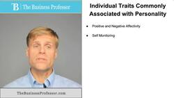 Traits Associated with Personality Instructional Video