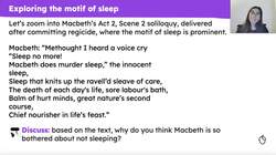 Exploring the motif of sleep in 'Macbeth' Instructional Video