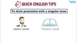 Understanding the Usage of Apostrophes Instructional Video