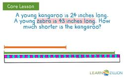 Solving Length Word Problems with Rulers Instructional Video