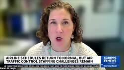Airline schedules return to normal but air traffic control remains short-staffed News Clip