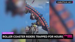 Rollercoaster Riders Trapped for Hours News Clip