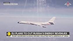 U.S. President Donald Trump Addresses Russian Drones Violating NATO Airspace to UNGA News Clip