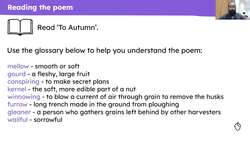 Understanding 'To Autumn' by John Keats Instructional Video