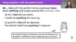 J'ai acheté : negation Instructional Video
