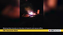 Missing hiker knocks on the door of search-and-rescue office News Clip