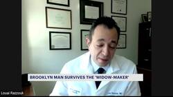 Heart attack victim reflects on lifesaving procedure News Clip