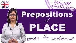 Prepositions of Place - Visual Vocabulary Lesson Instructional Video
