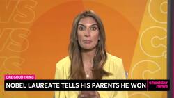 One Good Thing: Nobel Laurette Tells His Parents He Won News Clip