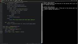 Python 3: Project-based Python, Algorithms, Data Structures - Project handoff: Bringing it together Instructional Video
