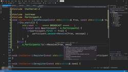 Behavioral Design Patterns in C++ - Chat System - II Instructional Video