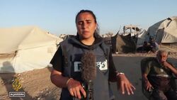 Displaced Palestinians await ceasefire deal, hoping to return home to north Gaza News Clip