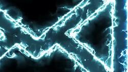 letter mail symbol in a colorful aura of energy Stock Footage