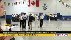 Duke of Edinburgh continues Canadian tour in Toronto Instructional Video